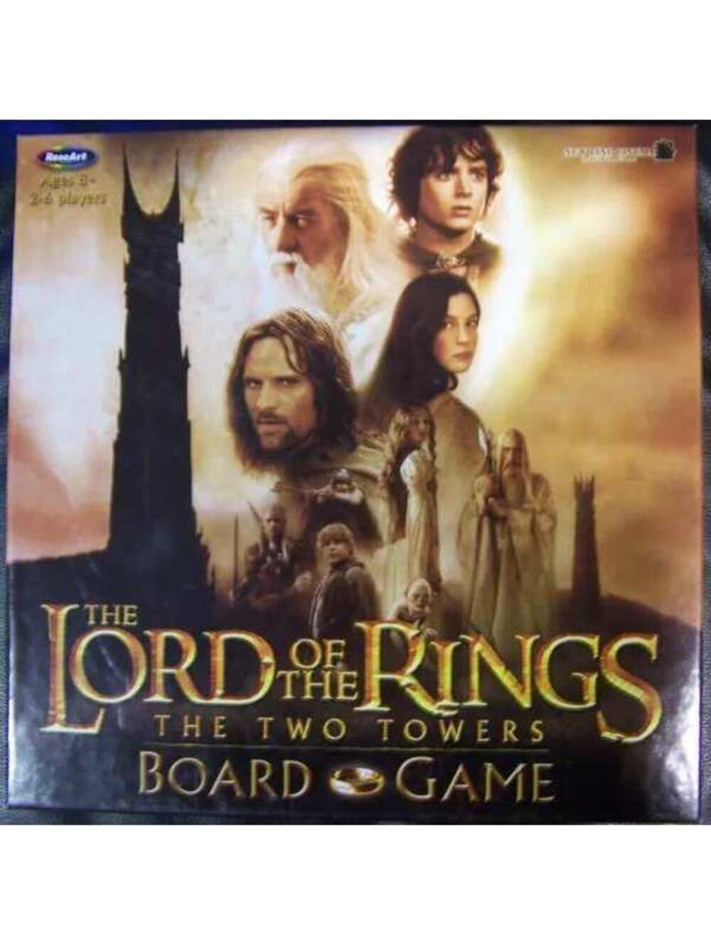The Lord of the Rings: The Two Towers / RoseArt / Movie Board Game Unpunched